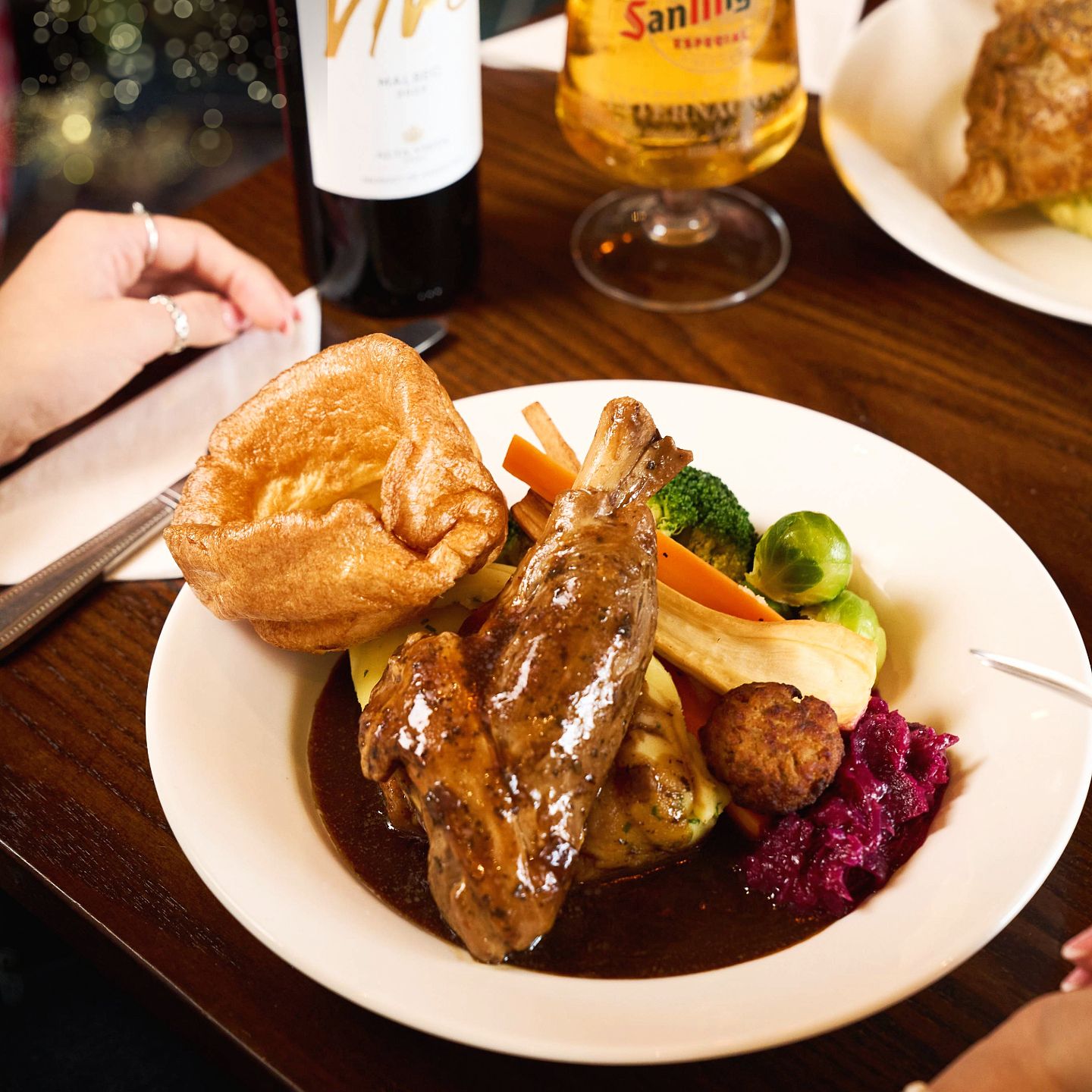 Christmas Day 2025 Lunch, Dinner & Dining at The Lamb & Flag in LLanwenarth Citra