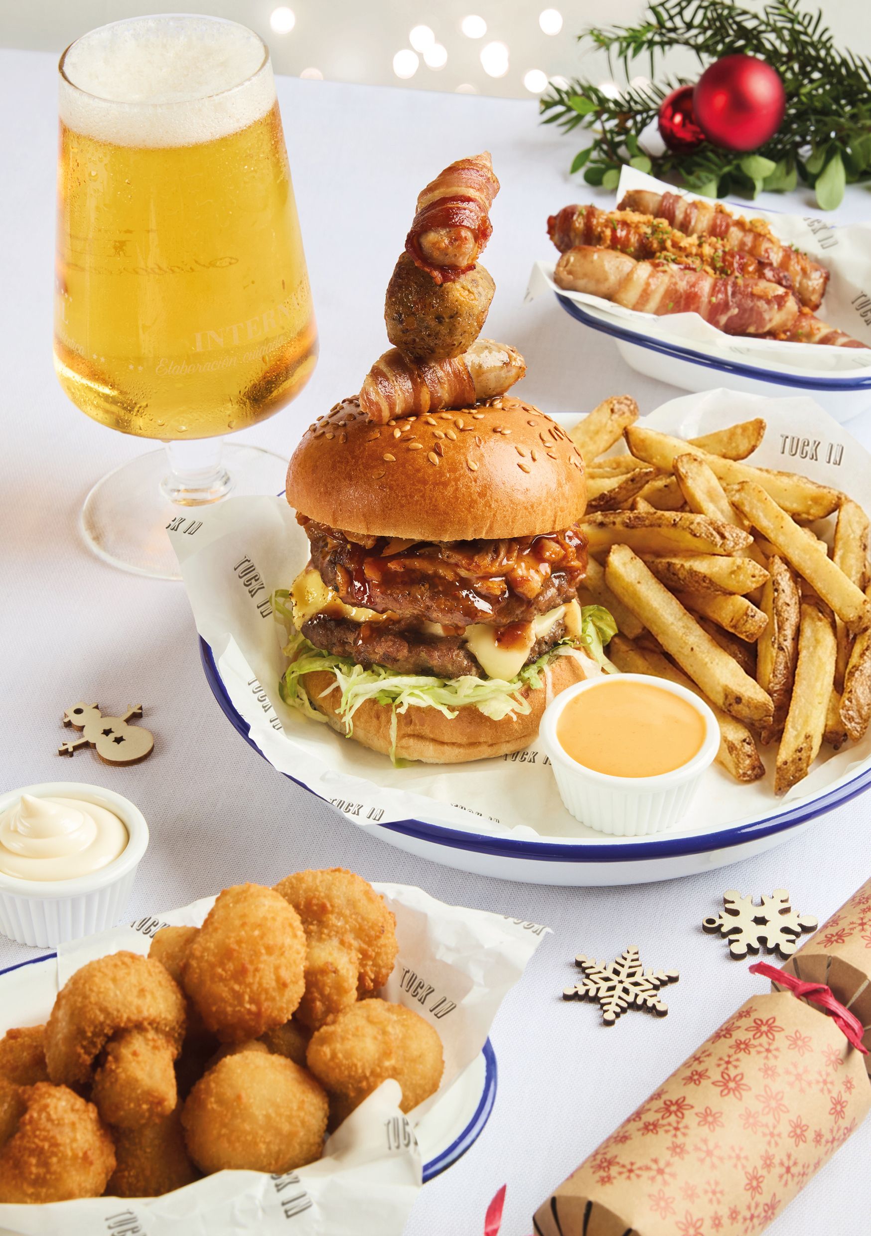 Festive Lunch & Dinner at The Lamb & Flag in LLanwenarth Citra
